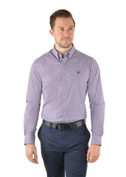 Thomas Cook Mens Burton Check Tailored Shirt