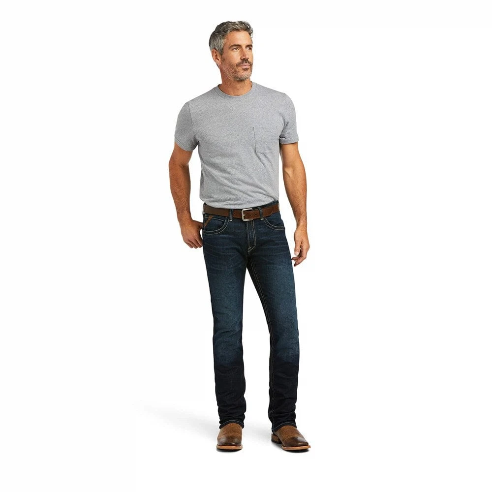 Ariat Mens M5 Straight Stretch Marshall Stackable Straight Leg Jean