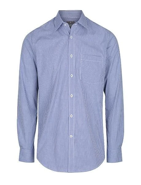 Gloweave Mens Gingham Long Sleeve Shirt