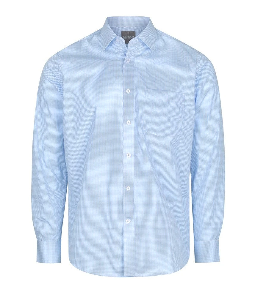 Gloweave Mens Gingham Long Sleeve Shirt - Image 2