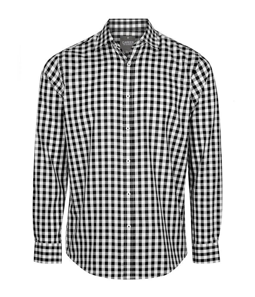 Gloweave Mens Royal Oxford Long Sleeve Shirt - Black 1 Gloweave Mens Royal Oxford Long Sleeve Shirt - Black