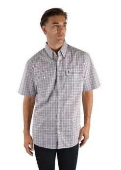Thomas Cook Mens Brae Check 2 Pocket Shirt