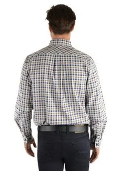 Thomas Cook Mens Rick Check 2 Pocket Shirt -RM Williams Store 20220715041919 308490f4 me