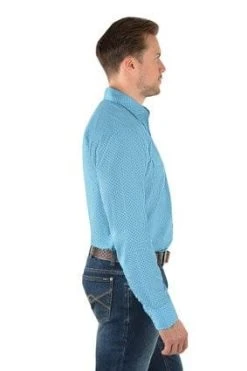 Alternative view of Pure Western Mens Roy Print Western Shirt