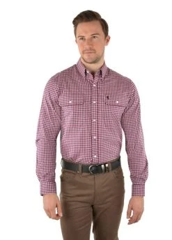 Thomas Cook Mens Hume Check Double Pocket Shirt