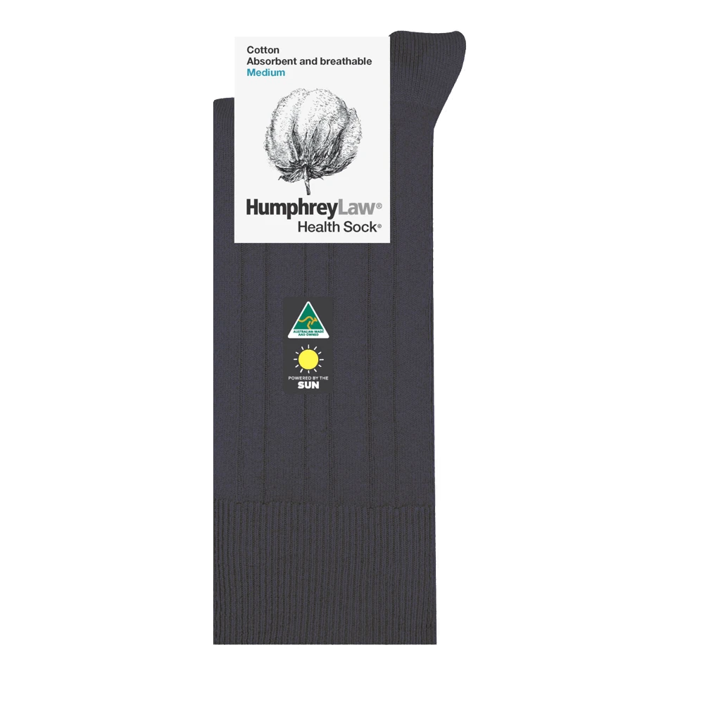 Humphrey Law Mens 95% Mercerised Cotton Health Sock 5 Humphrey Law Mens 95% Mercerised Cotton Health Sock - Image 5
