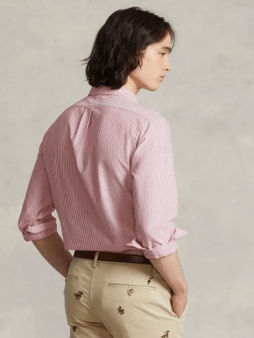 Ralph Lauren Mens Custom Fit Striped Oxford Shirt 3 Ralph Lauren Mens Custom Fit Striped Oxford Shirt - Image 3