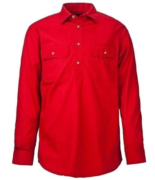 Ritemate Mens Pilbara Closed Front L/S Shirt - Image 9