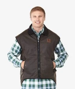 Swanndri Mens Foxton Oilskin Vest