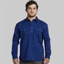 Swanndri Bendigo Long Sleeve Work Shirts 12 Swanndri Bendigo Long Sleeve Work Shirts -RM Williams Store 845 PriceBreak 1910