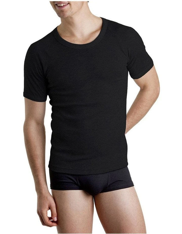Bonds Raglan Crew Neck Tee (Black) 2 Bonds Raglan Crew Neck Tee (Black) - Image 2