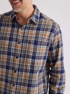 Breakaway Mens Ford Cotton Brush Shirt -RM Williams Store BA62114 BUTTERSCOTCH 0034 20 Custom