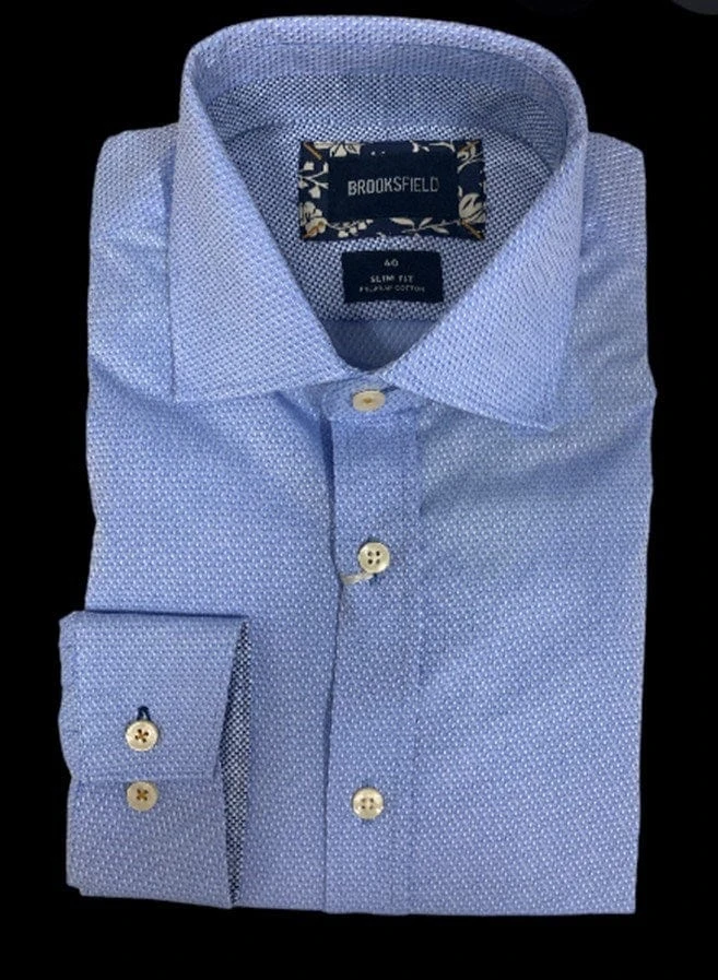 Brooksfield Mens Premium Cotton Shirt 1 Brooksfield Mens Premium Cotton Shirt