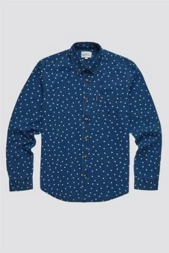 Ben Sherman Print Shirt - Indigo Spot