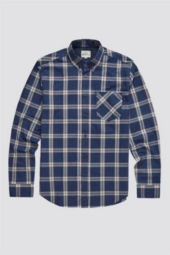 Ben Sherman Classic Checked Shirt - Royal
