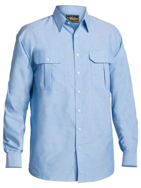Bisley Oxford Shirt - Long Sleeve - Image 3