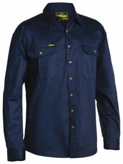 Bisley Original Cotton Drill Shirt - Long Sleeve