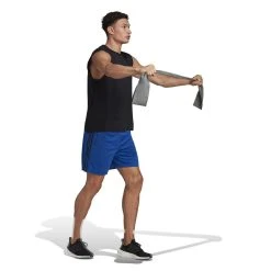 Adidas Mens 3 Stripe Run Short