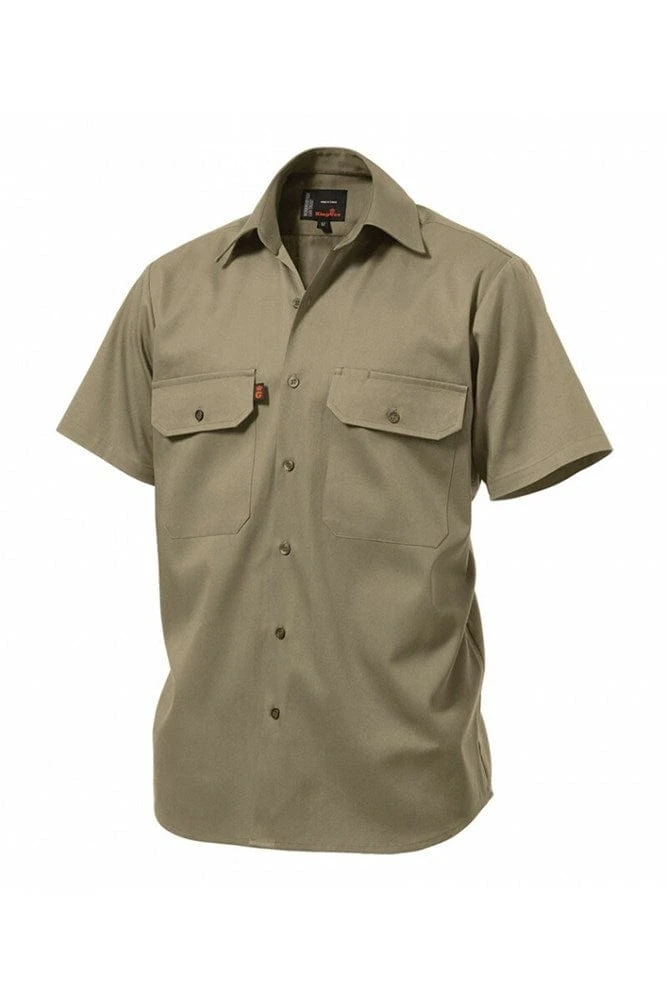 King Gee Short Sleeve Open Front Drill Shirt 3 King Gee Short Sleeve Open Front Drill Shirt - Image 3