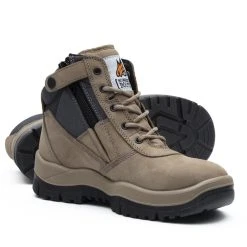 Mongrel 961060 Stone Non-Safety ZipSider Boot