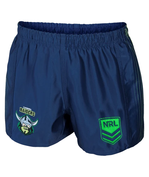 Authentica Raiders NRL Supporter Shorts