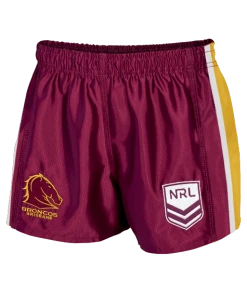 Authentica Broncos NRL Supporter Shorts