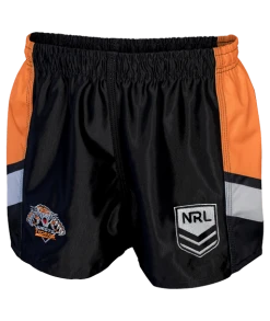Authentica West Tigers NRL Supporter Shorts