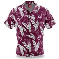 Ashtabula NRL 'Paradise' Hawaiian Shirt - Queensland