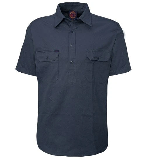 Ritemate Mens Closed Front Short Sleeve Shirt - Image 2