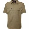 Ritemate Mens Closed Front Short Sleeve Shirt