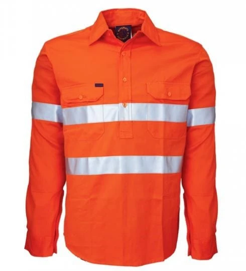 Ritemate Mens Closed Front L/S 3M Tape 1 Ritemate Mens Closed Front L/S 3M Tape