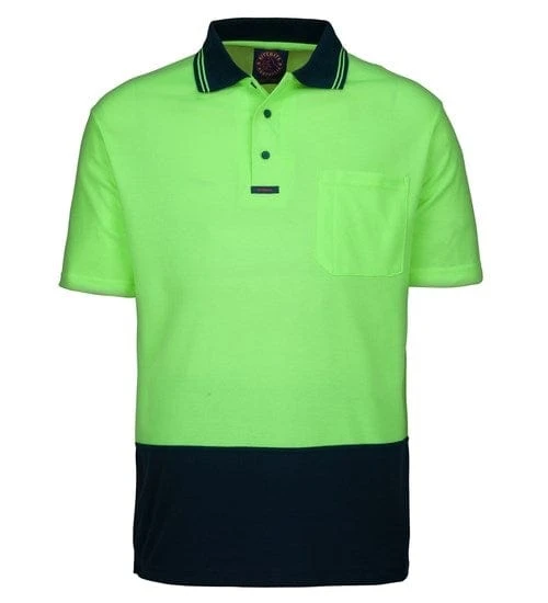 Ritemate Mens Hi Viz Short Sleeve Polo Shirt