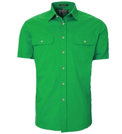 Ritemate Mens Pilbara Open Front S/S Shirt - Image 3