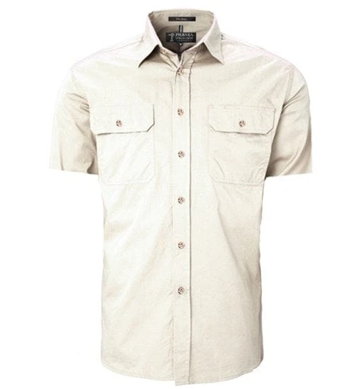 Ritemate Mens Pilbara Open Front S/S Shirt - Image 7