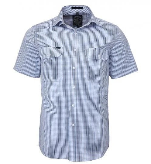 Ritemate Pilbara Men's S/S Shirt, Double Pockets