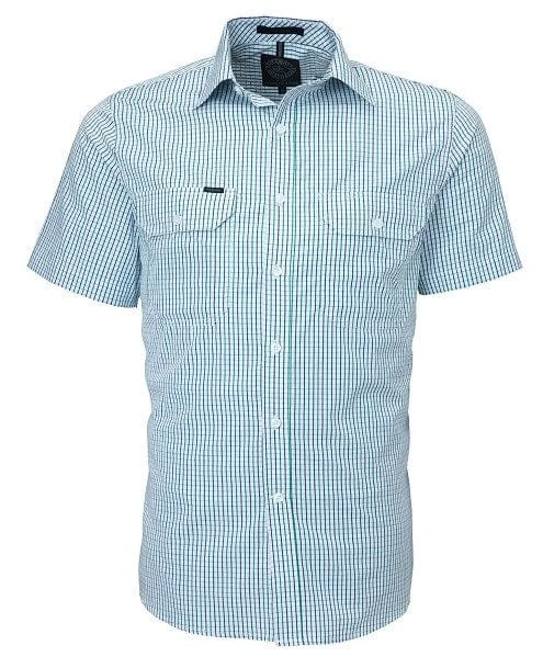 Ritemate Pilbara Men's S/S Shirt, Double Pockets - Image 2