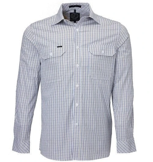 Ritemate Pilbara Mens Long Sleeve Shirt Dual Pocket - Image 4