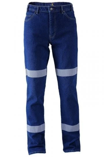 Ritemate RMX Flexible Fit Stretch Denim Jeans, Reflective (Blue) 1 Ritemate RMX Flexible Fit Stretch Denim Jeans, Reflective (Blue)