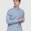 Hannas Superdy Mens Cotton Linen Ls Shirt