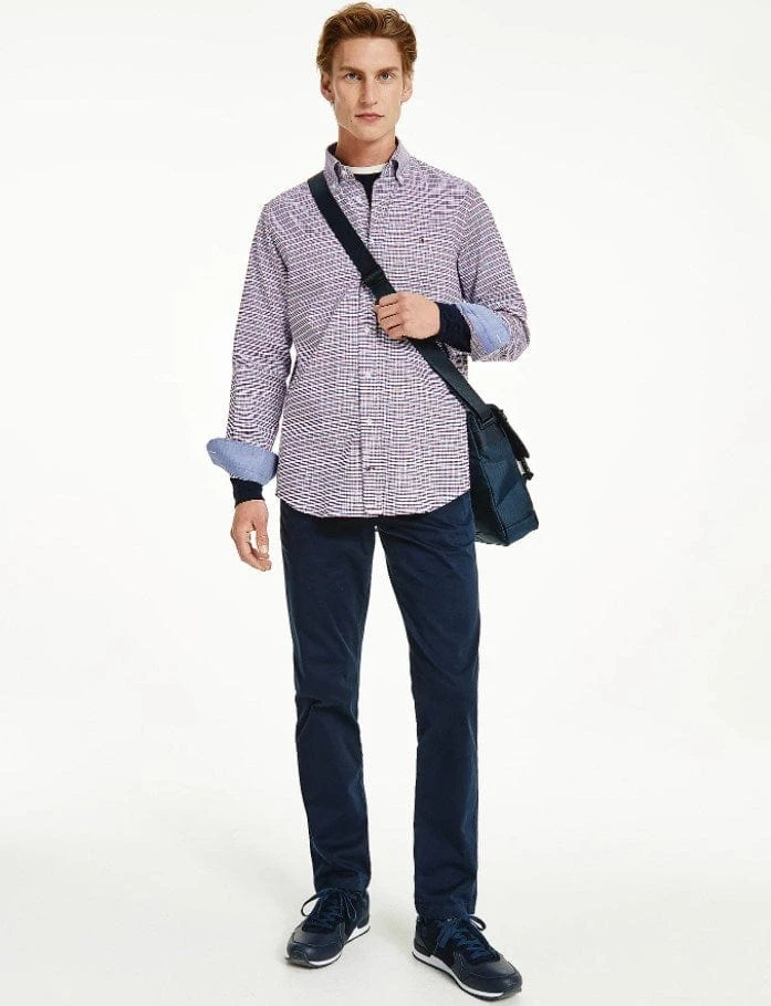 Tommy Hilfiger Mens Multi Gingham Check Regular Fit Shirt 1 Tommy Hilfiger Mens Multi Gingham Check Regular Fit Shirt
