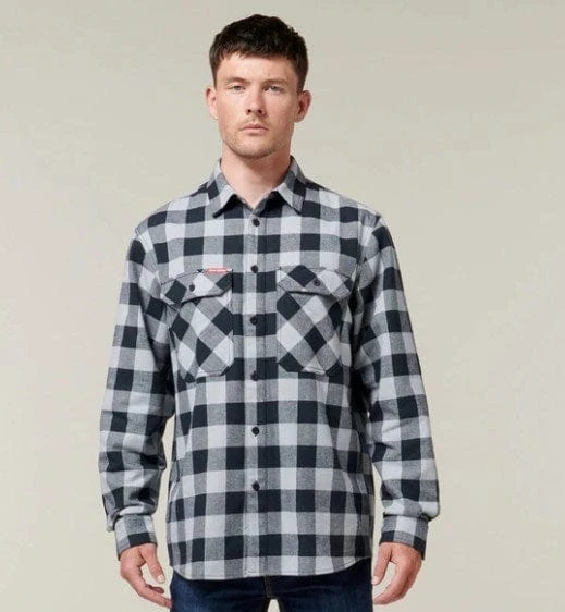 Hard Yakka Check Flannelette Shirt 4 Hard Yakka Check Flannelette Shirt - Image 4