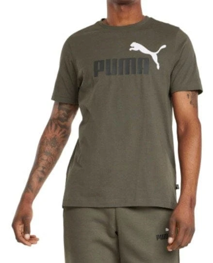Puma Mens Essential 2 Colour Logo Tee 3 Puma Mens Essential 2 Colour Logo Tee - Image 3