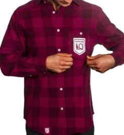 Ashtabula QLD Maroons 'Lumberjack' Flannel Shirt