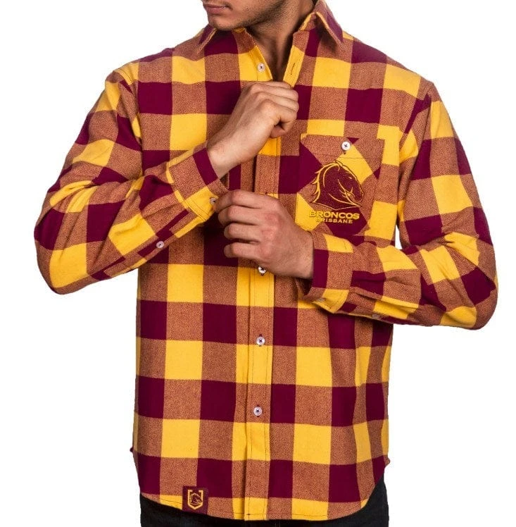 Ashtabula NRL Broncos 'Lumberjack' Flannel Shirt