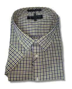 Alternative view of Pilbara Mens Check Dual Pocket Short Sleeve Shirt