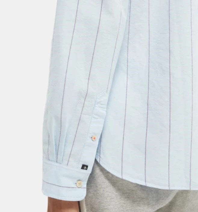 Scotch & Soda Mens Yarn-Dyed Organic Cotton Shirt - Image 3