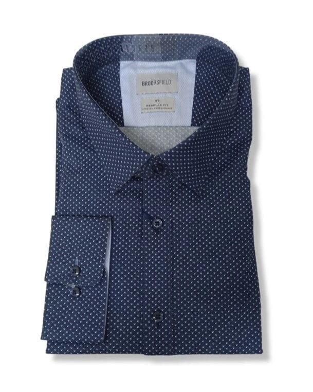 Brooksfield Big Mens Stretch Shirt 4 Brooksfield Big Mens Stretch Shirt - Image 4