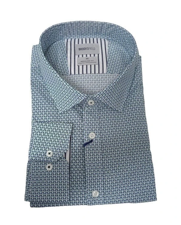 Brooksfield Big Mens Stretch Shirt 5 Brooksfield Big Mens Stretch Shirt - Image 5
