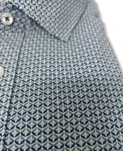Alternative view of Brooksfield Mens Stretch Shirt - Teal
