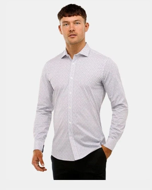 Brooksfield Mens Stretch Shirt - Pink 1 Brooksfield Mens Stretch Shirt - Pink